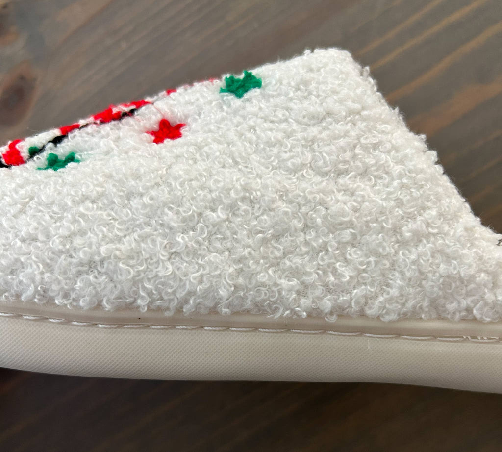 Christmas Tree Cake Slippers