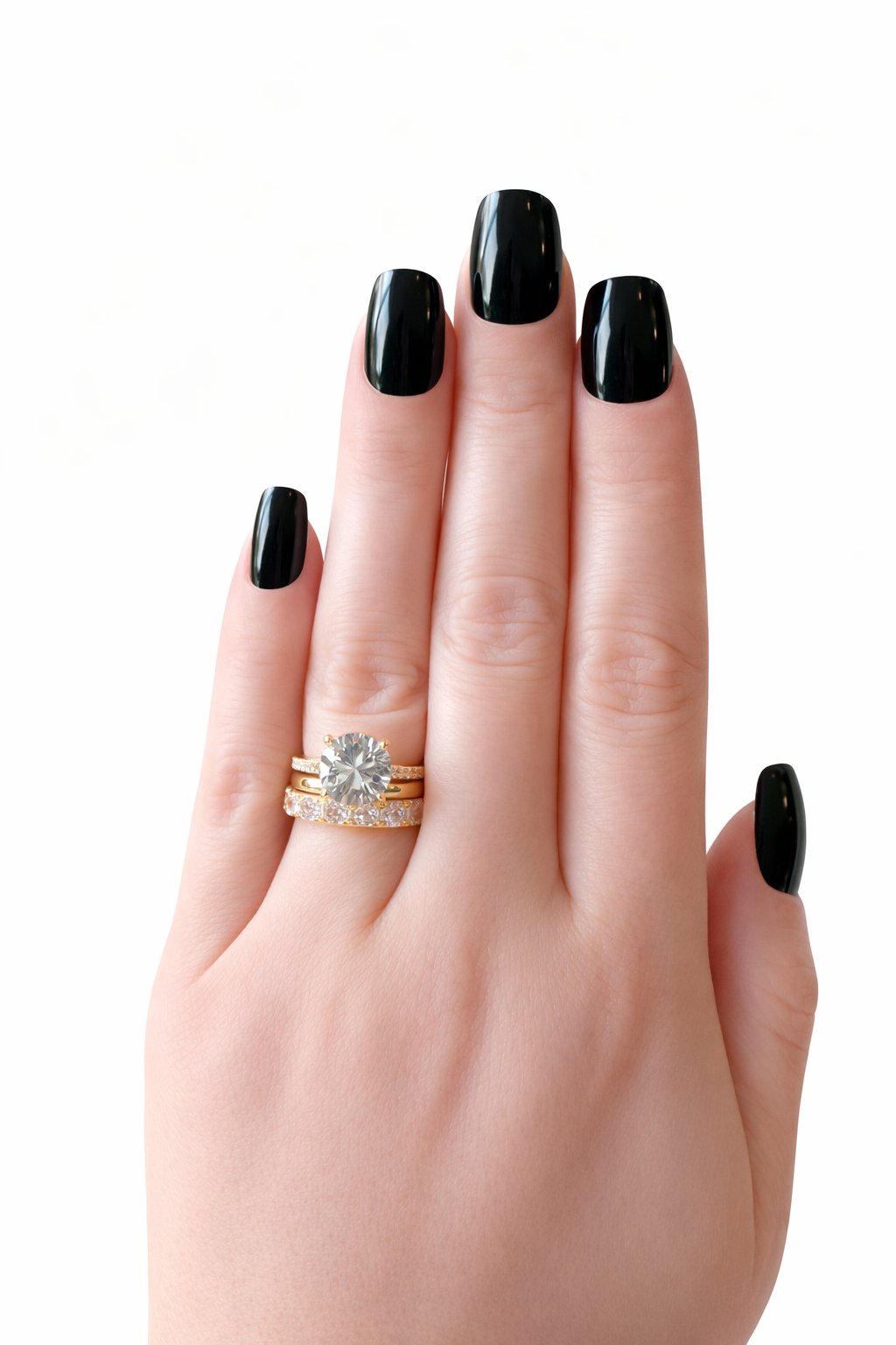 EVERLEIGH LUXE 3-PIECE RING SET - GOLD RING