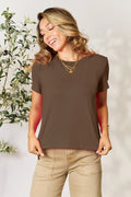 Basic Bae Full Size Round Neck Short Sleeve T-Shirt Short Sleeve Top