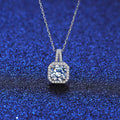 1 CARAT MOISSANITE .925 STERLING SILVER PENDANT NECKLACE Necklace