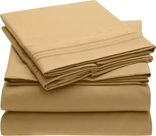 2100 SERIES COLLECTION 4 PC BEDDING SET - QUEEN AND KING SIZE BEDDING