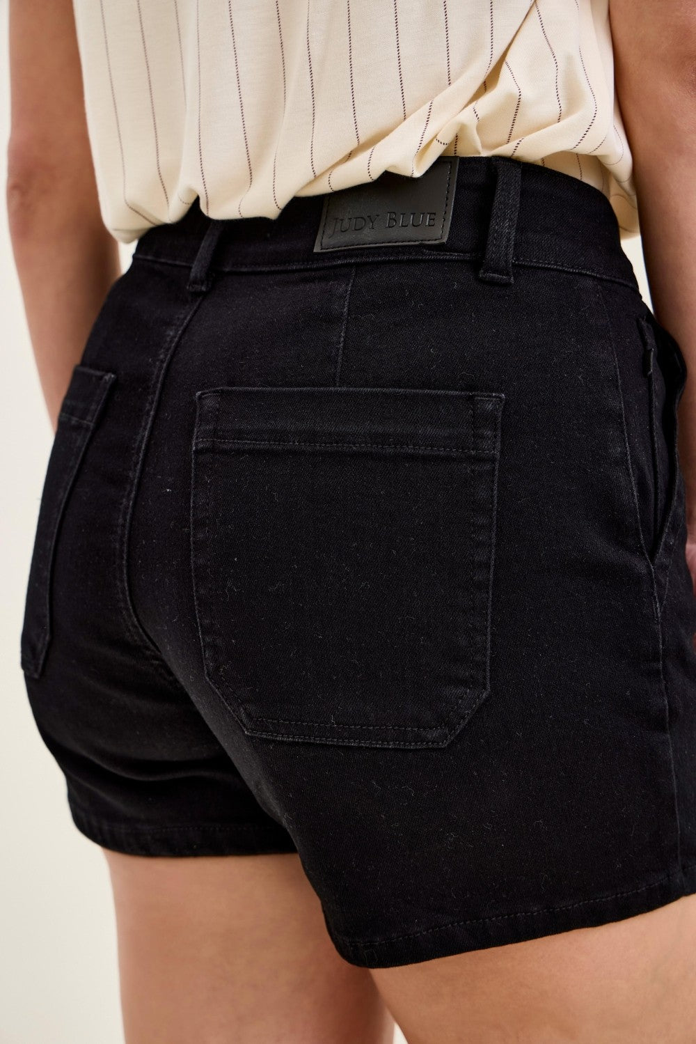 JUDY BLUE HIGH-WAISTED TROUSER SHORTS Judy Blue Denim