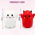 GHOSTLY SQUISHY FAMILY | THE ULTIMATE JUMBO SQUISHY sensory toy