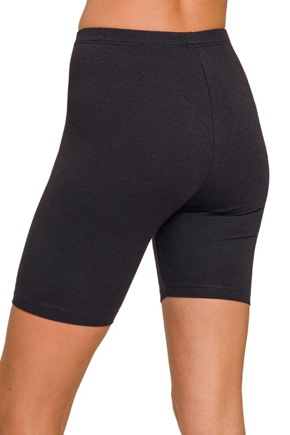 Zenana Premium Cotton Biker Shorts Shorts