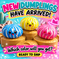MYSTERY STRIPED DUMPLINGS ARE HERE | THEY HAVE THE BEST EXPRESSIONS! sensory toy