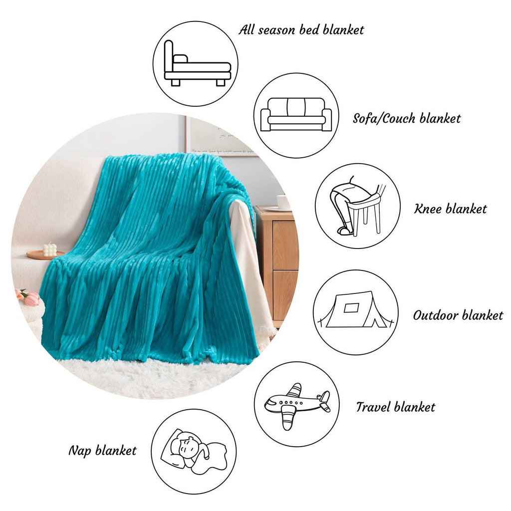 ALL SEASONS PLUSH FLANNEL FLEECE BLANKET Blanket