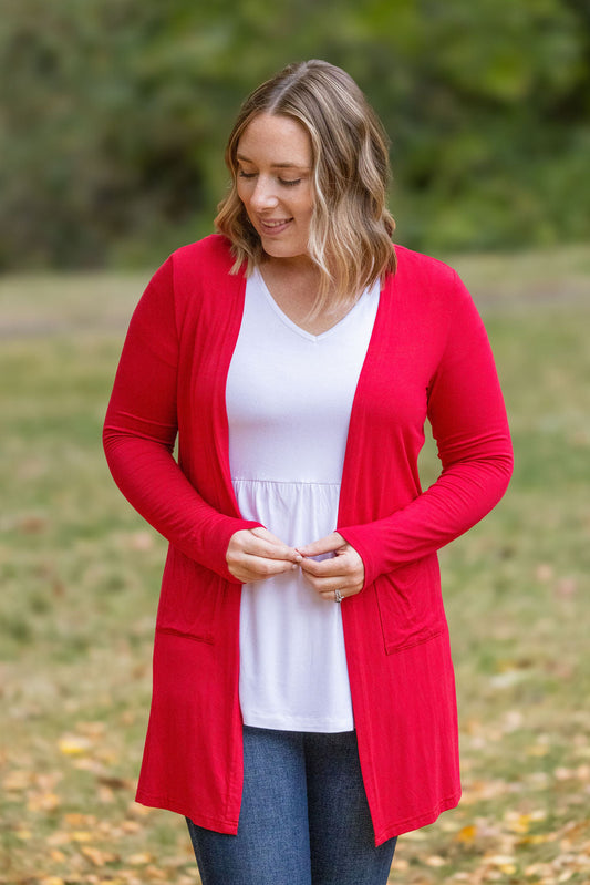 IN STOCK Classic Cardigan - Red