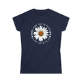 DAISY PEACE CUSTOM TEE - WOMEN'S FLORAL PEACE SIGN T-SHIRT T-Shirt
