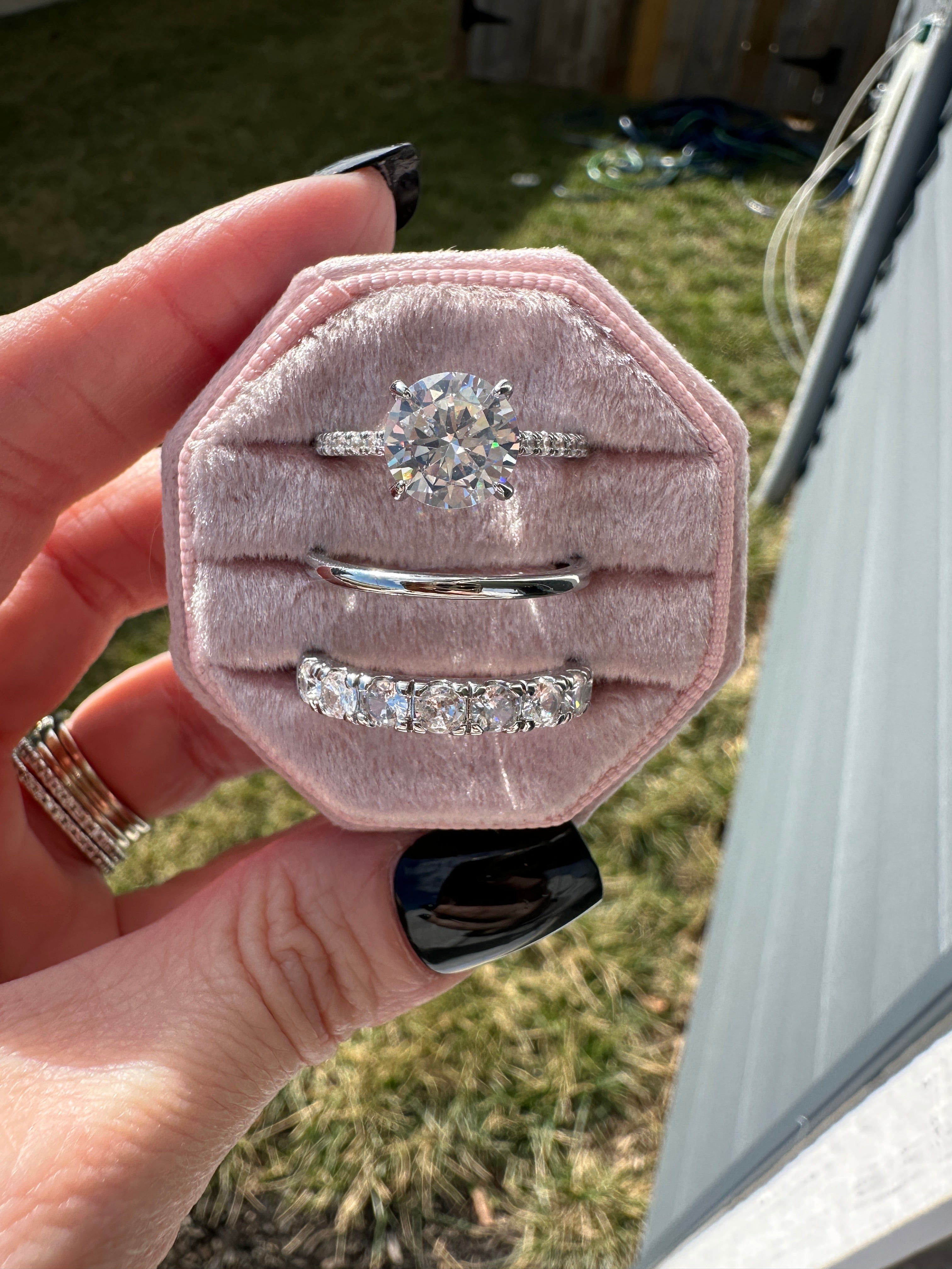 EVERLEIGH LUXE 3-PIECE RING SET - SILVER RING