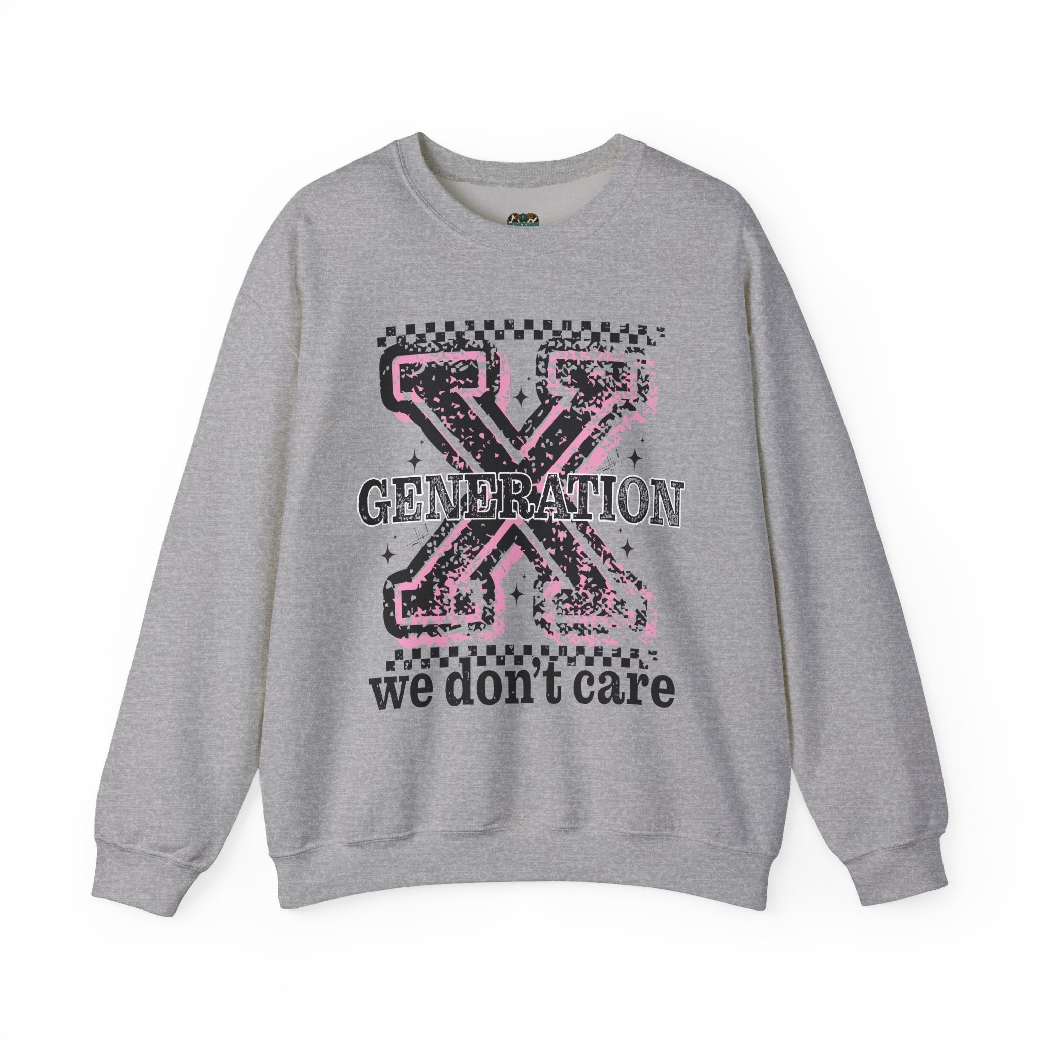 GENERATION X - WE DON'T CARE CUSTOM GRAPHIC SWEATSHIRT Sweatshirt