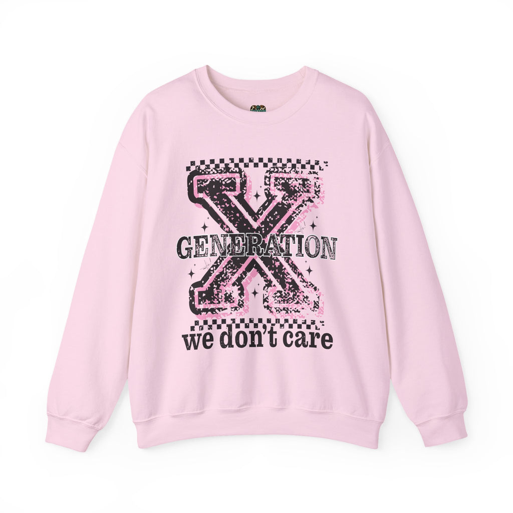 GENERATION X - WE DON'T CARE CUSTOM GRAPHIC SWEATSHIRT Sweatshirt