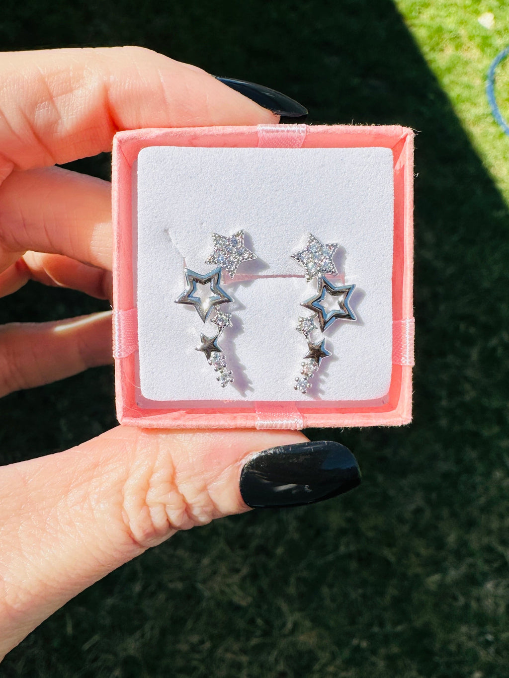 STELLA STAR CLIMBER EARRINGS - SILVER Earrings