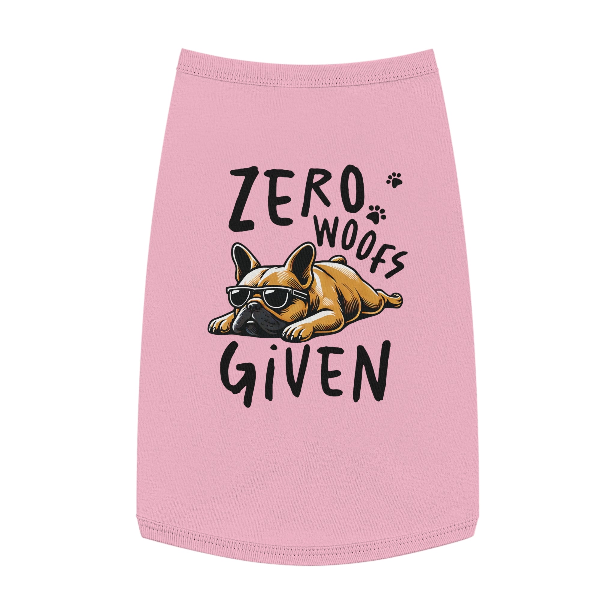 DOG TANK - "ZERO WOOFS GIVEN" PET TANK TOP Pets