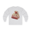 COZY BOOKS AND COFFEE LONG SLEEVE CUSTOM TEE Long-sleeve