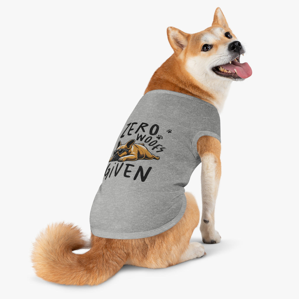 DOG TANK - "ZERO WOOFS GIVEN" PET TANK TOP Pets