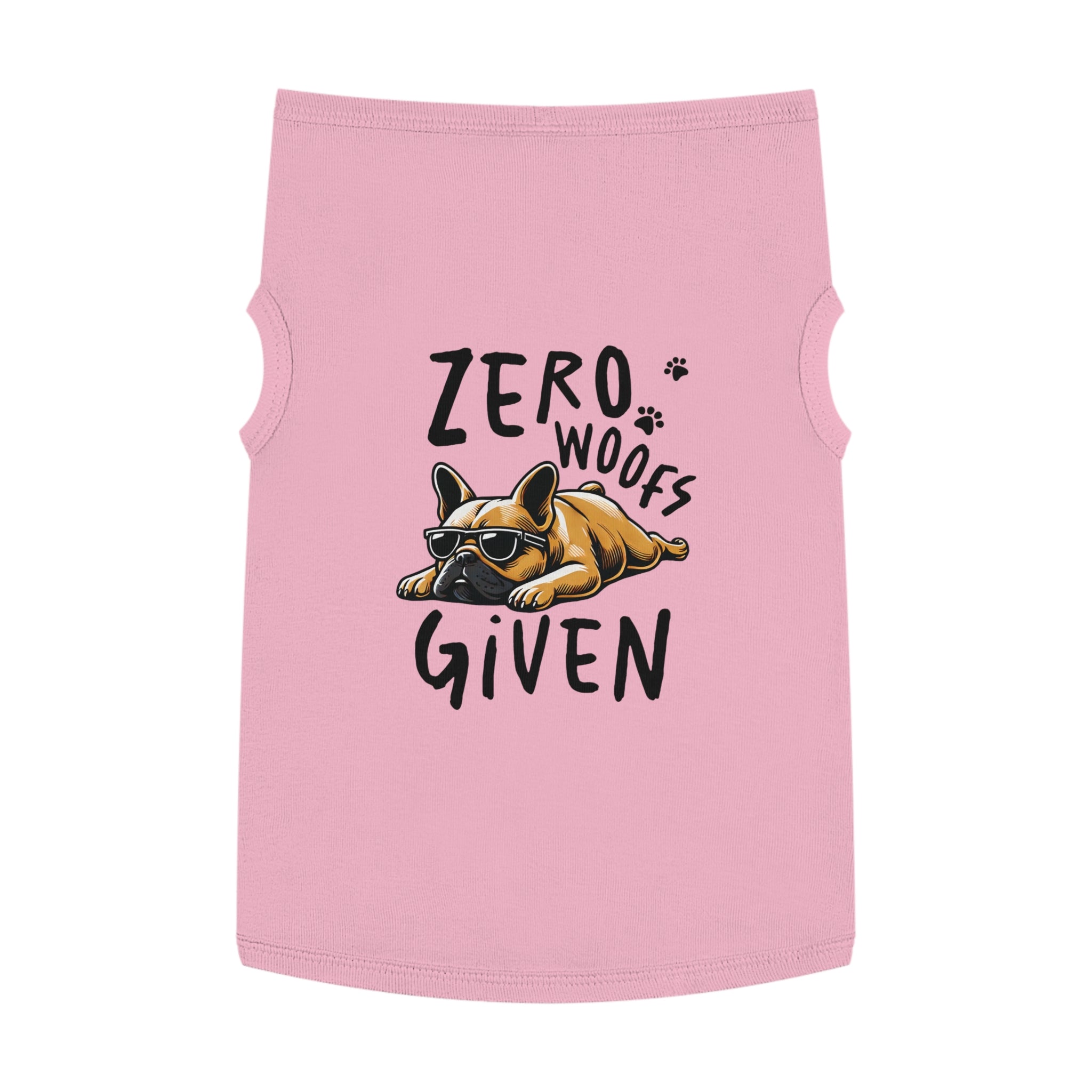 DOG TANK - "ZERO WOOFS GIVEN" PET TANK TOP Pets