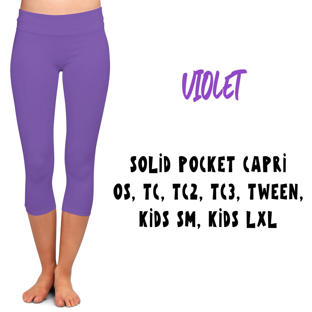 VIOLET- POCKET CAPRI- 2 OPTIONS capri