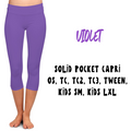 VIOLET- POCKET CAPRI- 2 OPTIONS capri