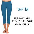 SPC RUN-TEAL- POCKET CAPRI- 2 OPTIONS capri