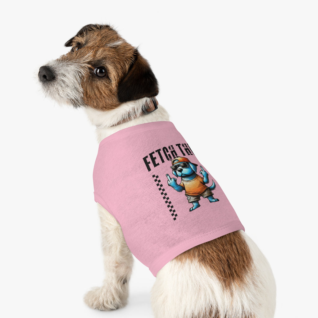 FETCH THIS DOG TANK TOP - FUNNY GRUMPY PUP PET SHIRT Pets