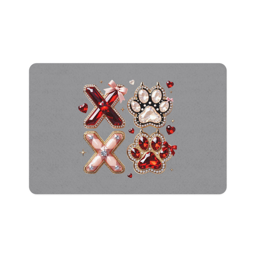 JEWEL TONE PAW AND X-ICON CUSTOM PET MAT Pets