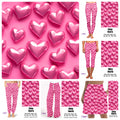 Shiny Hearts capris with pockets