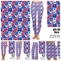 July 4th Floral capris and skorts with pockets