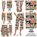 Parrot Paradise skorts, leggings and capris with pockets