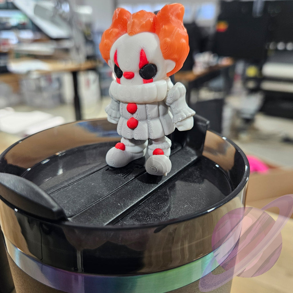 FLOAT CLOWN-3D PRINTED STRAW BUDDY