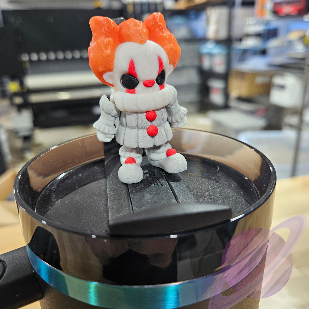 FLOAT CLOWN-3D PRINTED STRAW BUDDY