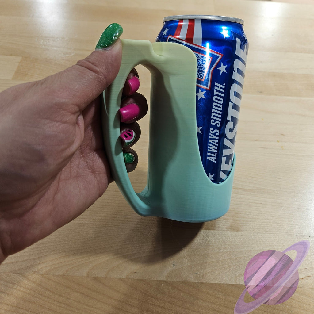 3D PRINTED 12 OZ SODA CAN CUP HOLDER WITH HANDLE