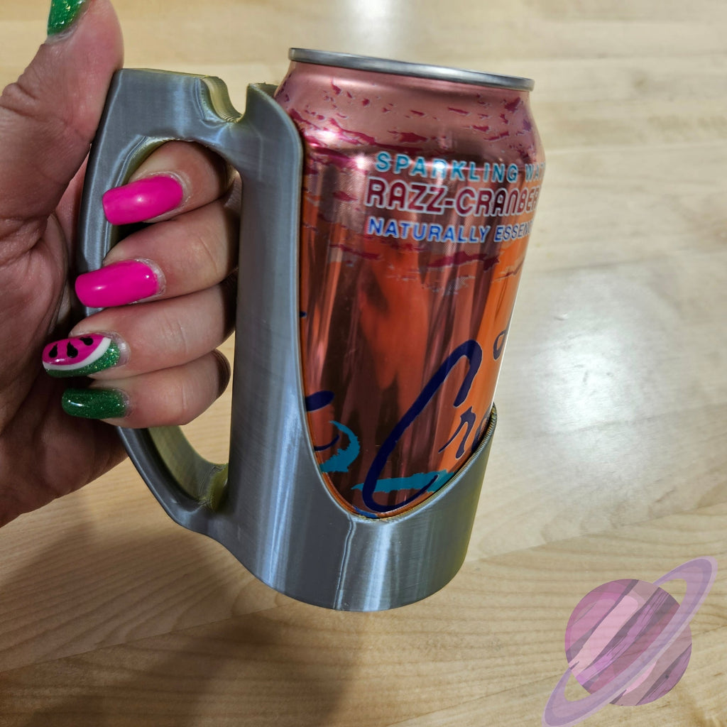 3D PRINTED 12 OZ SODA CAN CUP HOLDER WITH HANDLE
