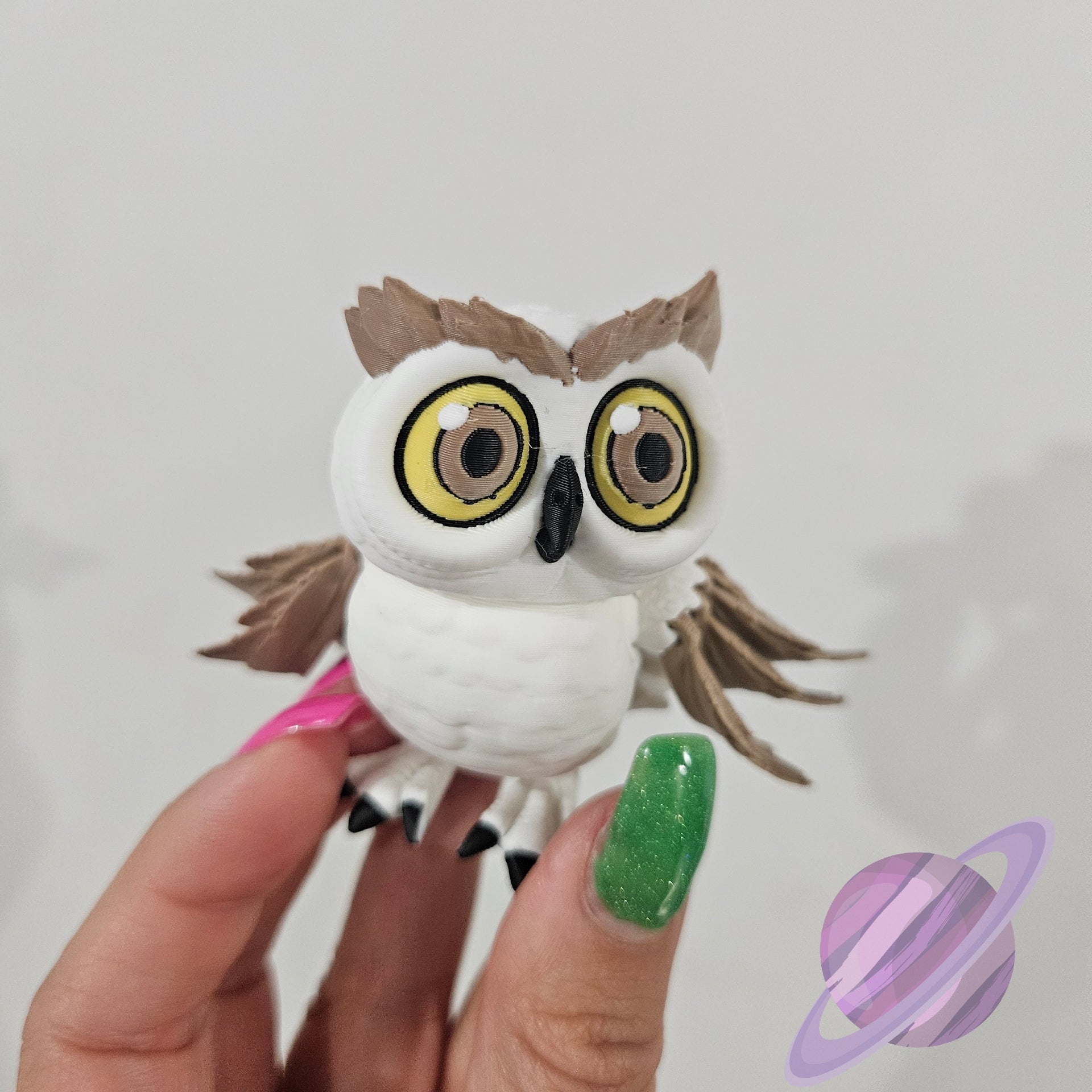 HOOT OWL-3D PRINTED STRAW BUDDY