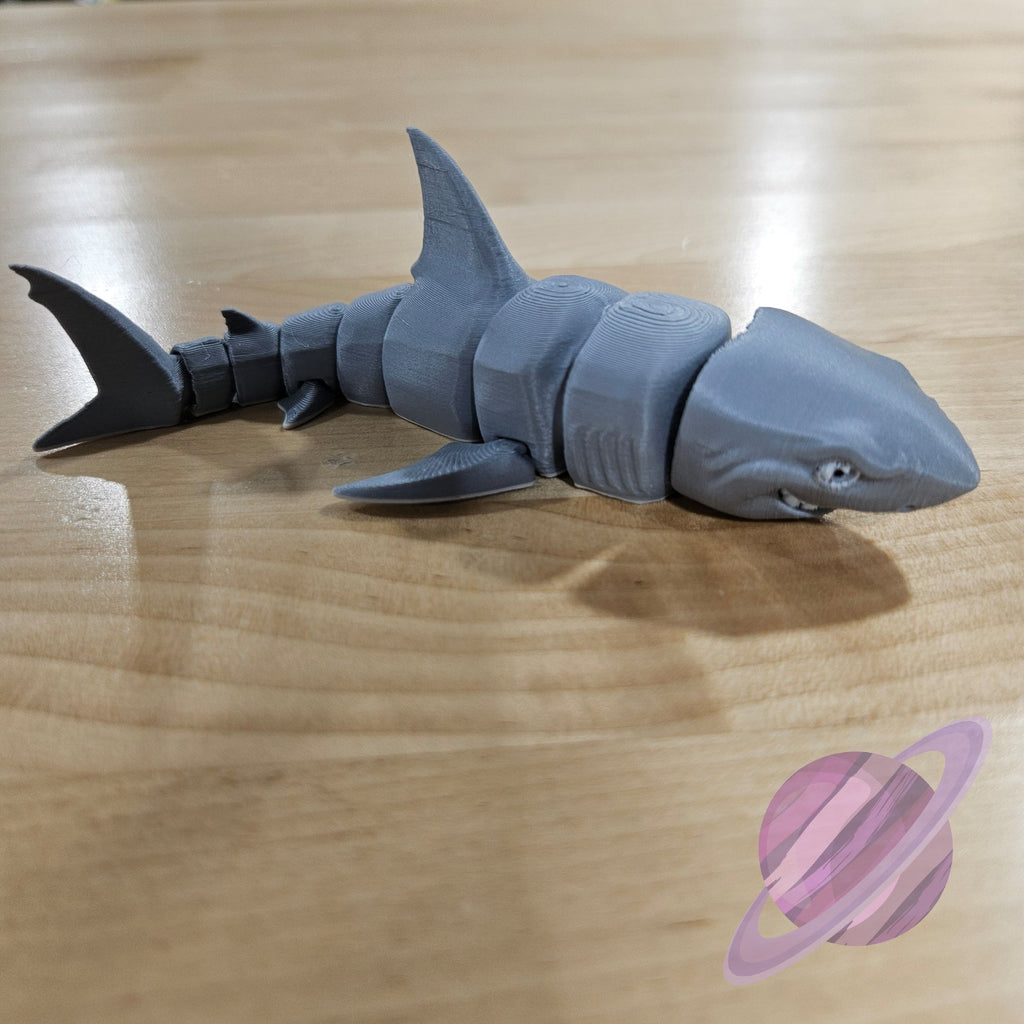 GREAT REEF SHARK-3D PRINTED STRAW BUDDY straw buddy