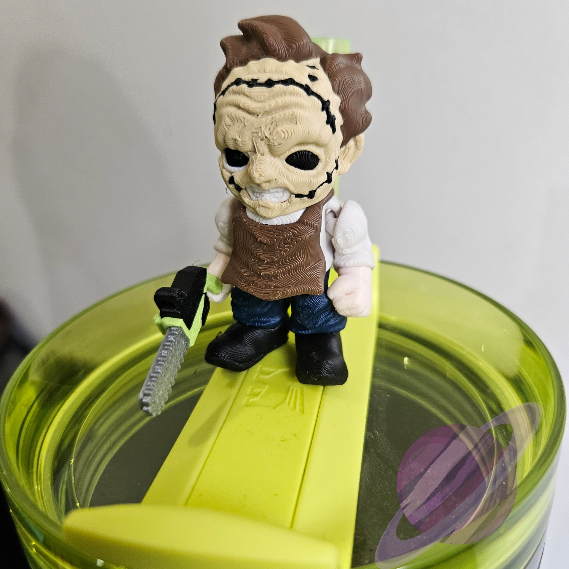 CHAINSAW GUY-3D PRINTED STRAW BUDDY