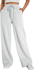 FLEECE LINED WIDE LEG SWEATPANTS - LET'S TALK COMFY