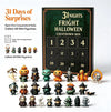 Countdown to Halloween night with this thrilling 31-day advent calendar packed with daily horror figurine surprises. Each day brings a new collectible to build anticipation for October 31st. Perfect for fans of all things spooky—from classic monsters to modern frights. An unforgettable gift for Halloween enthusiasts who crave year-round seasonal spirit and creative countdown fun.