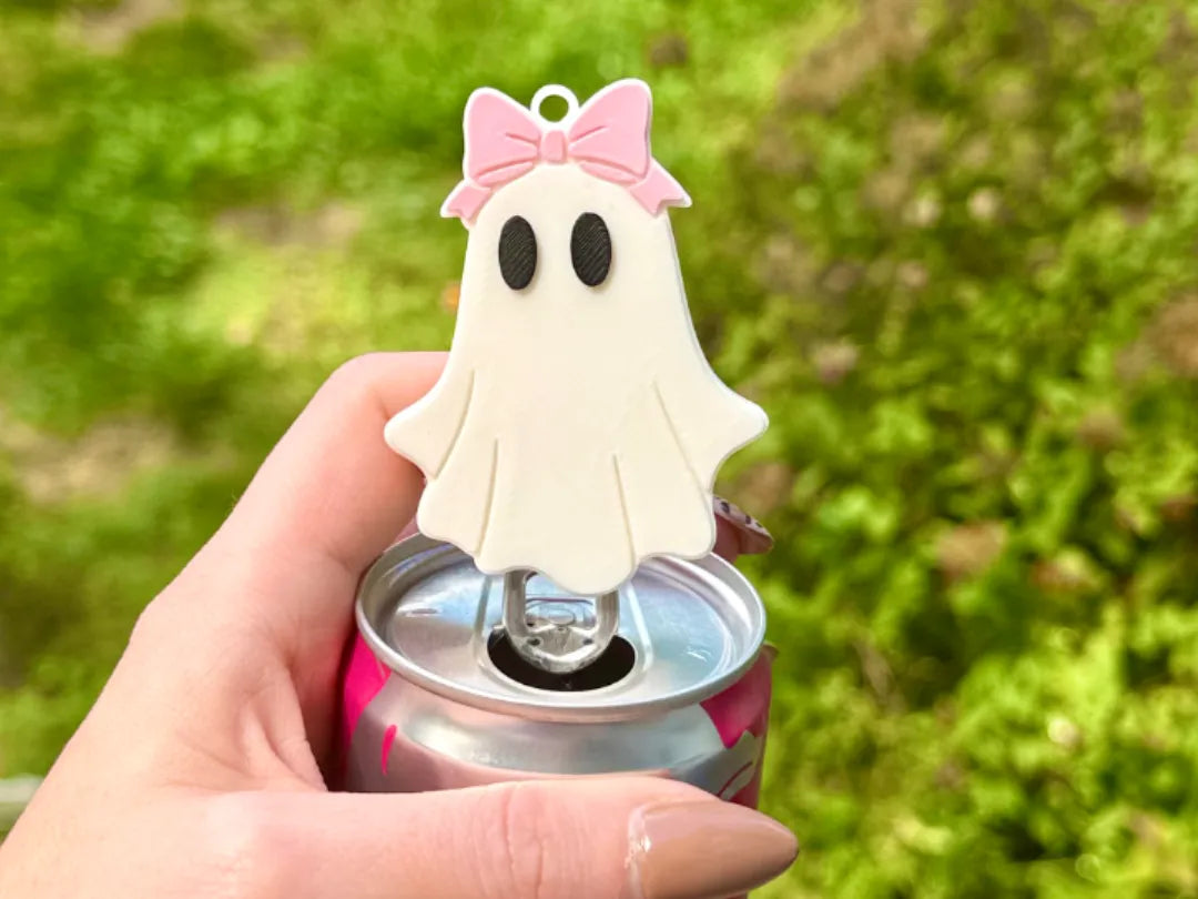 GHOST BOW CAN OPENER KEYCHAIN-3D PRINTED can opener