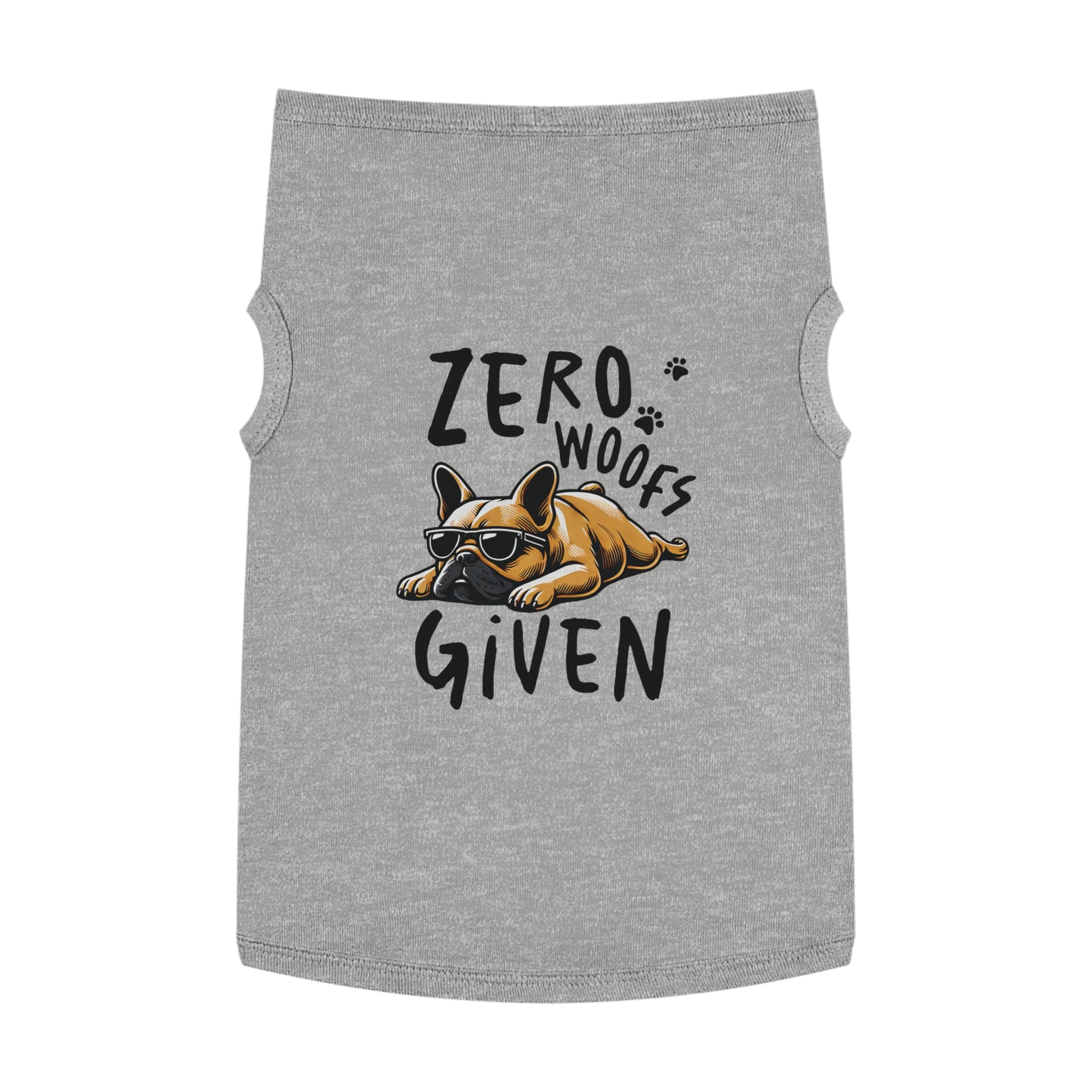 DOG TANK - "ZERO WOOFS GIVEN" PET TANK TOP Pets
