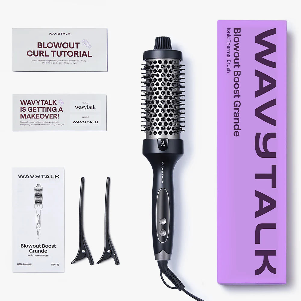 WAVYTALK BLOWOUT BOOST GRANDE IONIC THERMAL BRUSH Hair Stylist Tools