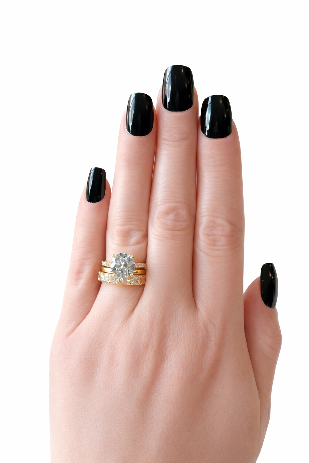 EVERLEIGH LUXE 3-PIECE RING SET - GOLD RING