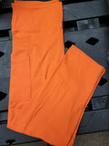 ORANGE CAPRIS WITH POCKETS