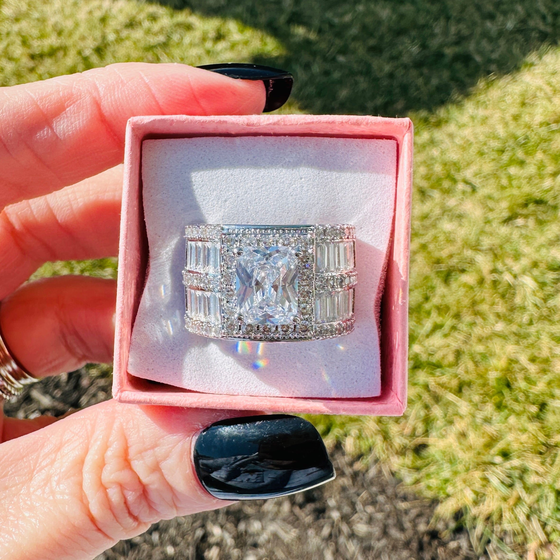 LISA ART DECO STATEMENT RING ring