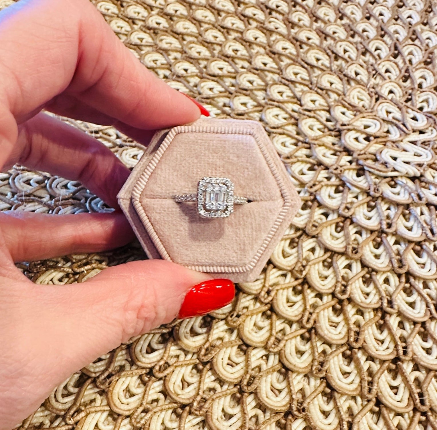 MODERN GRACE EMERALD CUT RING - READY TO SHIP!! RING