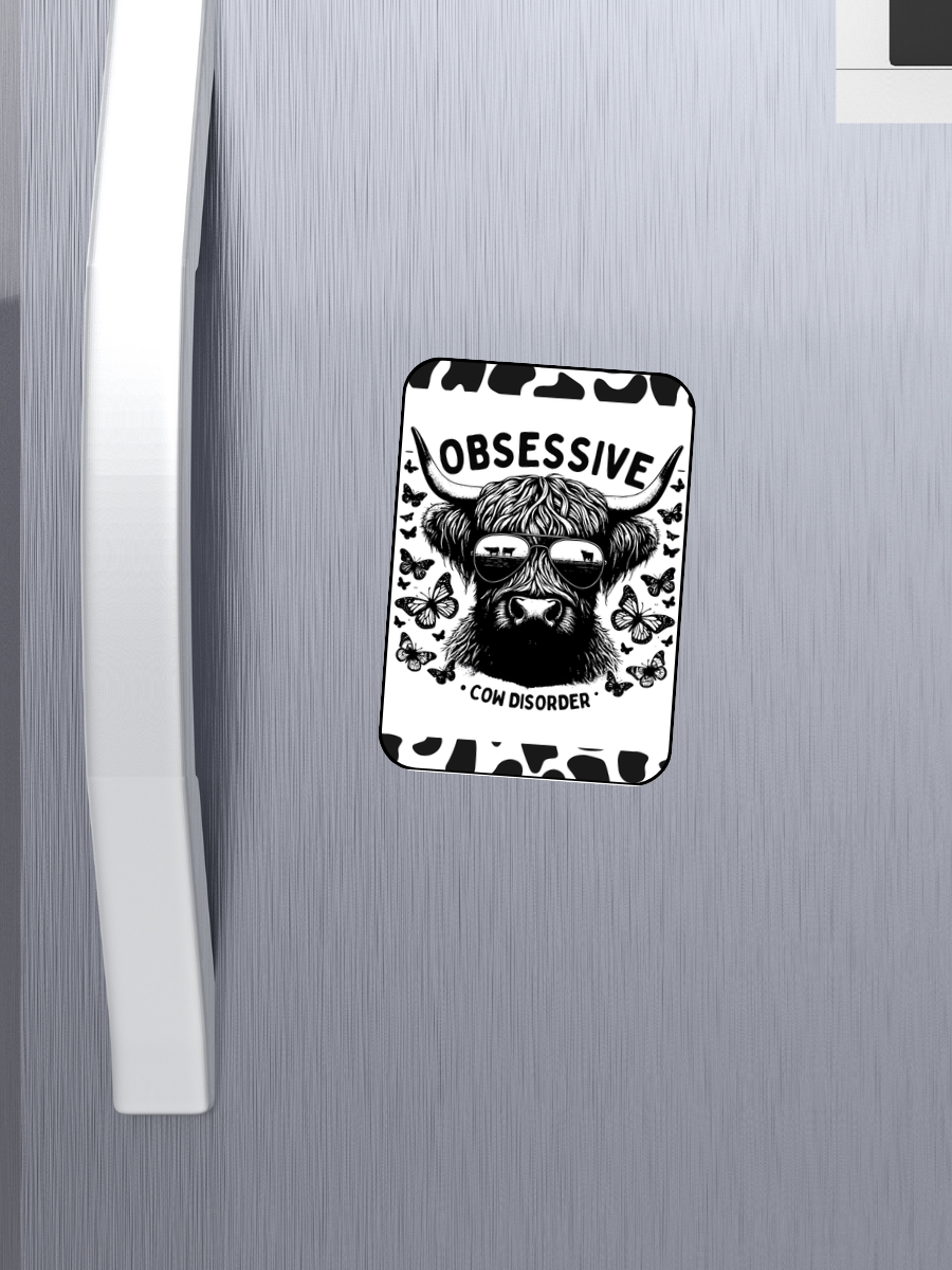 Obsessive Cow Disorder Magnets