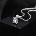 925 Sterling Silver Zircon Pendant Necklace