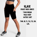POCKET BIKER SHORTS- BLACK Shorts