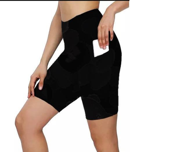 POCKET BIKER SHORTS- BLACK Shorts