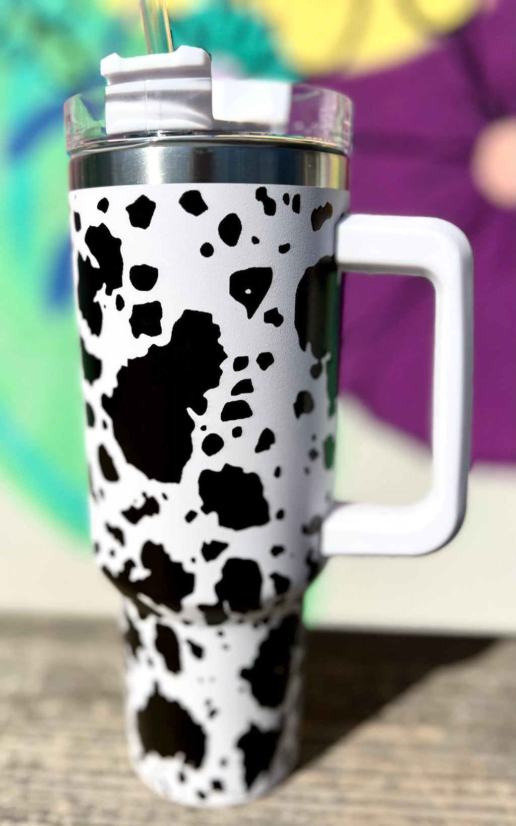 COW PRINT 40OZ TUMBLERS