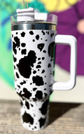 COW PRINT 40OZ TUMBLERS